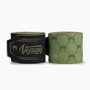 Бинти боксерські Venum Monogram Hand Wraps Advanced 400 см khaki