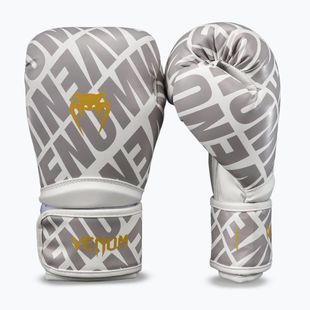 Рукавиці боксерські Venum Contender 1.5 XT 3D Boxing white/gold