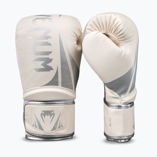 Рукавиці боксерські Venum Challenger 2.5 Boxing white/silver