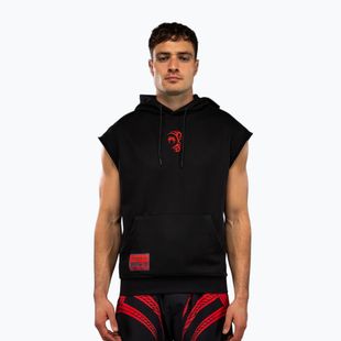 Кофта чоловіча Venum x Mike Tyson Tiger Sleeveless Hoodie deep black/intense red