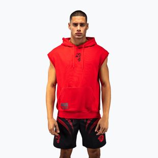 Кофта чоловіча Venum x Mike Tyson Tiger Sleeveless Hoodie intense red/deep black