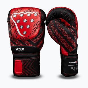 Рукавиці боксерські Venum x TEKKEN 8 Kazuya Boxing red/black
