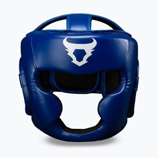 Шолом боксерський Venum Ringhorns Charger Headgear navy blue/red