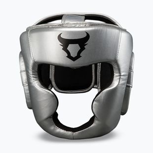 Шолом боксерський Venum Ringhorns Charger Headgear silver/black