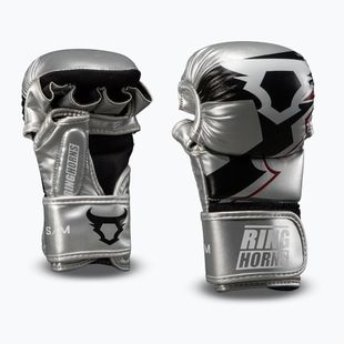 Рукавиці боксерські Venum Ringhorns Charger Boxing silver/black