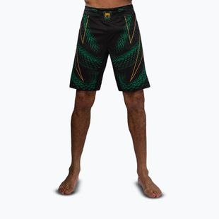 Шорти для тренувань чоловічі Venum Matupa Fightshorts black/green/gold