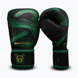 Рукавиці боксерські Venum Matupa Boxing black/green/gold
