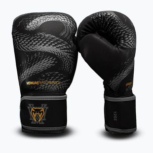 Рукавиці боксерські Venum Matupa Boxing black/grey/gold