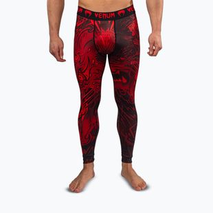Легінси для тренувань чоловічі Venum Wolf Atak Spats black/red