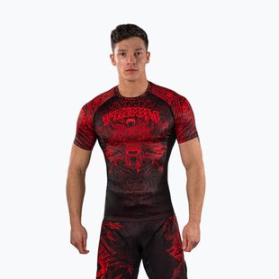 Рашгард чоловічий Venum Wolf Atak black/red