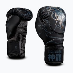Рукавиці боксерські Venum Thunder Dragon Boxing black/grey/copper