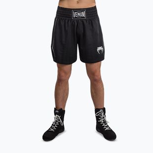 Шорти боксерські чоловічі Venum Stealth Boxing black/white
