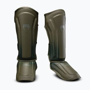 Захист для гомілки та стоп Venum Stealth Shin khaki/dark green