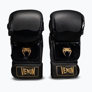 Рукавиці MMA Venum Attack 2.0 Sparring Leather black/gold