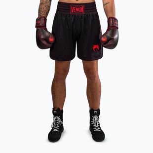 Шорти боксерські чоловічі Venum Spectre Boxing black/red
