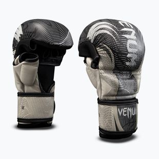 Рукавиці спарингові Venum Galactic 3.0 Sparring off white/black