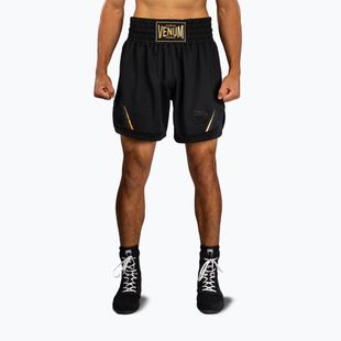 Шорти для тренувань чоловічі Venum G-Core Boxing black/gold