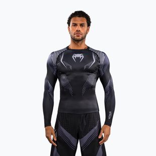 Рашгард чоловічий довгий рукав Venum No-Gi 6.0 Rashguard black/grey