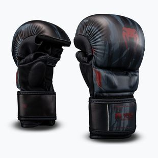 Рукавиці спарингові Venum Demon Sparring black/grey