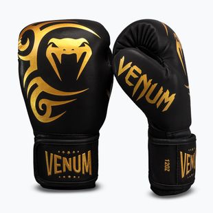 Рукавиці боксерські Venum Mike Tyson Replica Boxing black/gold