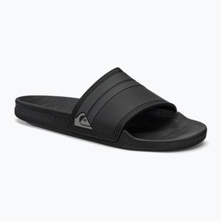 Шльопанці чоловічі Quiksilver Rivi Slide black/black/grey