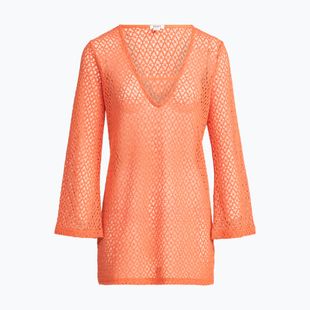 Жіноча сукня Roxy Love Coastline Beach V-образним вирізом з абрикосовим коньяком