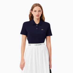 Футболка поло жіноча Lacoste Polo PF7839 navy blue