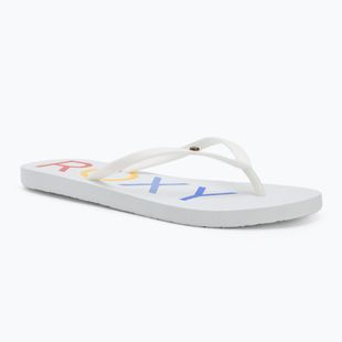 В'єтнамки жіночі ROXY Sandy III white/rainbow monogram