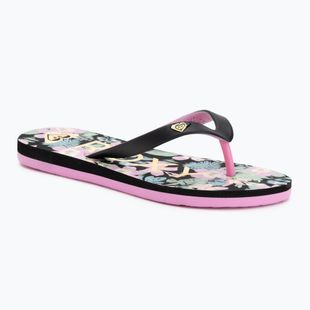 В'єтнамки дитячі ROXY Tahiti VII black/pink stencil