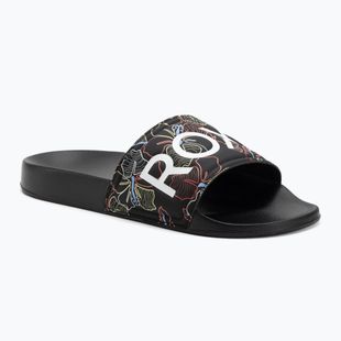 Шльопанці жіночі ROXY Slippy II black multi camo