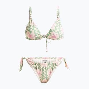 Купальник роздільний жіночий ROXY Hibiscus Daze Elongated Tri basil party waves yw