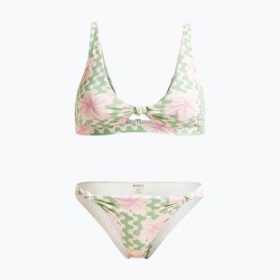 Купальник роздільний жіночий ROXY Hibiscus Daze Elongated Tri basil party waves yw