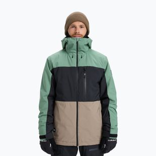 Куртка для сноуборду чоловіча Quiksilver Sycamore Block 20K dark ivy