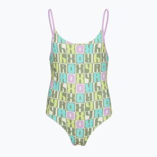Купальник суцільний дитячий ROXY Letter Up oil green letter up