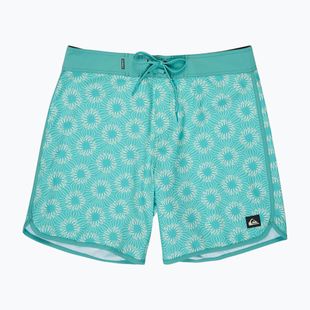 Шорти для плавання чоловічі Quiksilver Surfsilk Scallop 18" aqua ocean mayhem