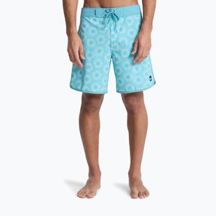 Шорти для плавання чоловічі Quiksilver Surfsilk Scallop 18" aqua ocean mayhem