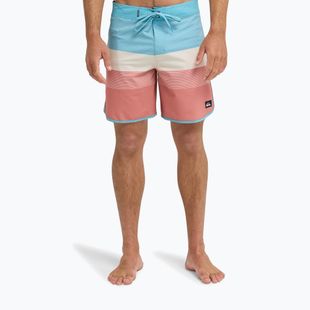 Шорти для плавання чоловічі Quiksilver Surfsilk Scallop 18" desert sand/tijuana
