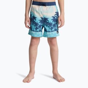 Шорти для плавання дитячі Quiksilver Everyday Printed Volley 14" aqua thermotropics