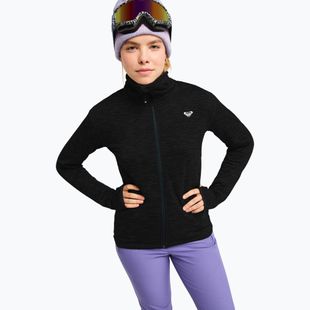 Кофта флісова жіноча ROXY Snowstride Full Zip true black