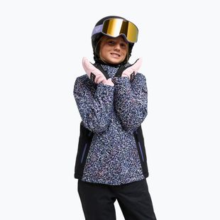 Куртка для сноуборда дитяча ROXY Snowflare true black wildin out rg