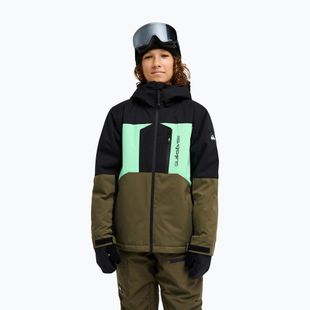 Куртка для сноуборда дитяча Quiksilver Dawson grape leaf