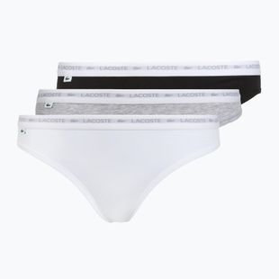 Труси жіночі Lacoste 8F1338 3 пари black/white/silver chine