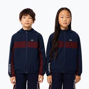 Куртка дитяча Lacoste BJ2453 navy blue / expresso