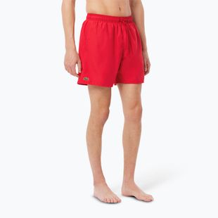 Шорти для плавання чоловічі Lacoste MH9088 red/green