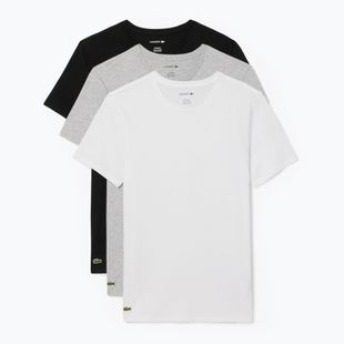 Футболка чоловіча Lacoste TH9007 3-пак white/silver chine/black