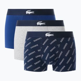 Труси чоловічі Lacoste 5H1288 3-пак navy blue/white/silver ch