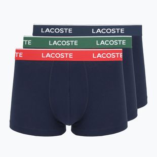 Труси чоловічі Lacoste 5H12997 3 пари navy blue/green/red/navy blue