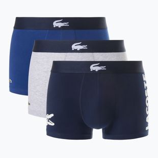 Труси чоловічі Lacoste 5H1291 3-пак navy blue/white/silver ch