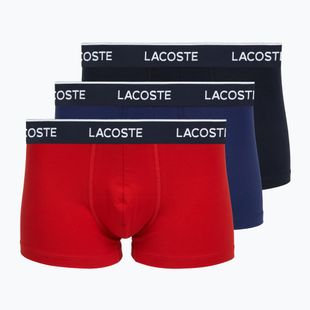 Труси чоловічі Lacoste 5H1300 3 пари navy blue/red/methylene