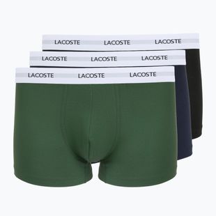 Труси чоловічі Lacoste 5H5150 3 пари black/green/navy blue